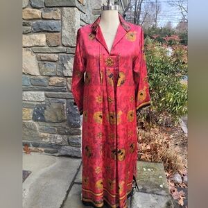 Ortigia Sicilia Melograno Silk Kaftan